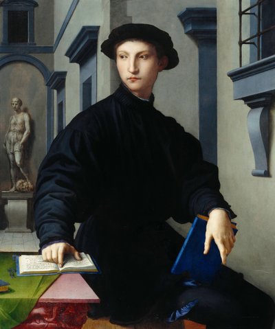 Ugolino Martelli, 1536-37 (óleo no painel de álamo) de Agnolo Bronzino